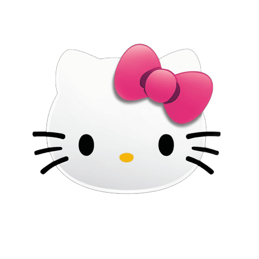 Hello Kitty，Hello Kitty 蝴蝶结 png，kitty，可爱的卡通人物，广告图片，剪贴画图标