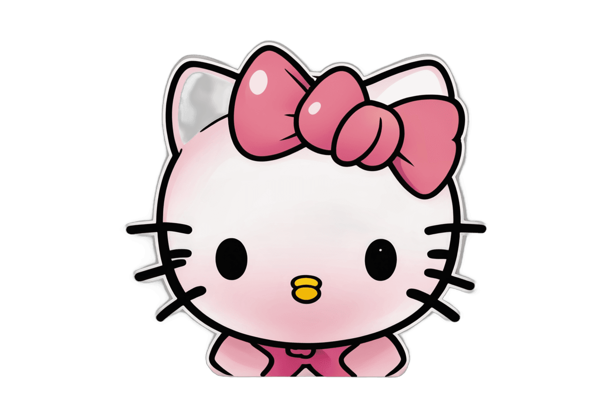 Hello Kitty,Elokitty,Kathy Zyduck,Telegram Sticker,Kawaii,Kawaii Chibi