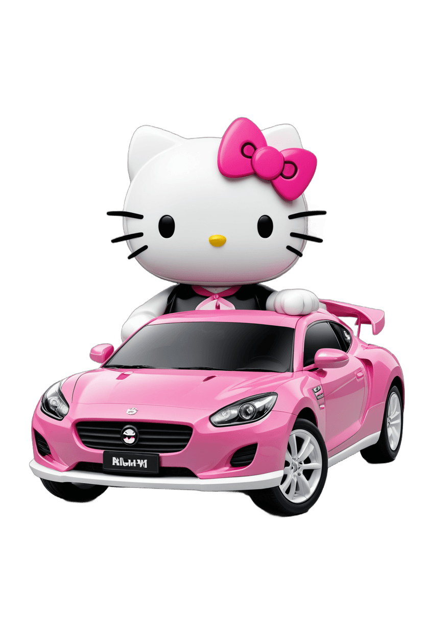 hello kitty,cute future vehicles,kia soul,mascot,takaratomy