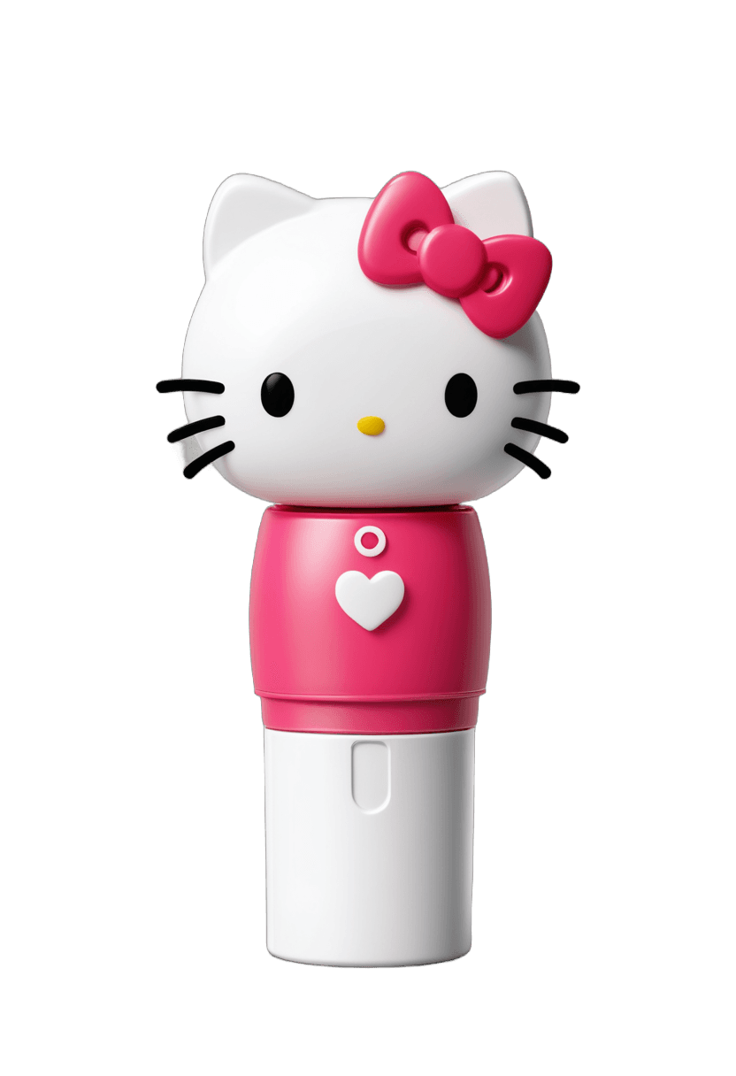 Hello Kitty，Hello Kitty Chapstick png，漫画笔，记号笔“，官方产品图片，官方产品照片