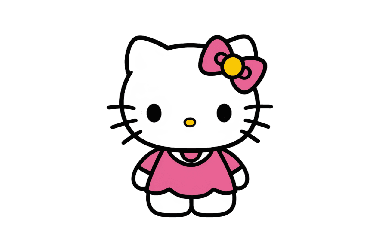 ¡Hola Kitty, Elokitty, lindo! Chibi!! catgirl, gato kawaii, lindo personaje de dibujos animados