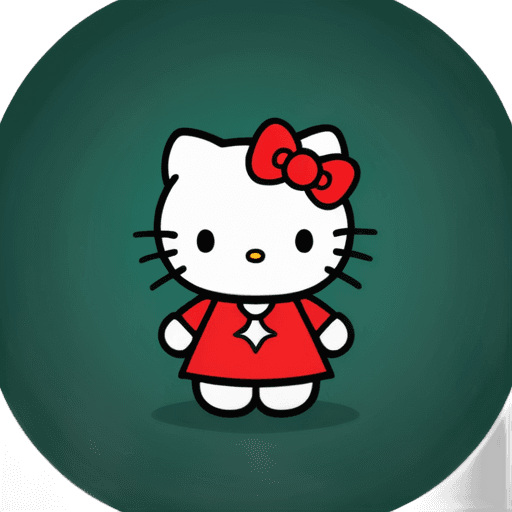 hello kitty,cute cartoon character,cartoon image,stickers,cute character,cartoonish cute