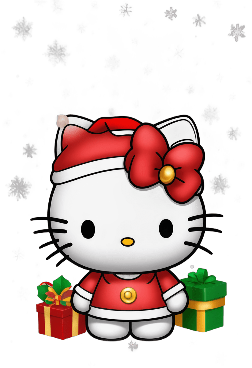 hello kitty,hello kitty christmas clipart png,merry,cute cartoon character,sanrio ornaments,christmas