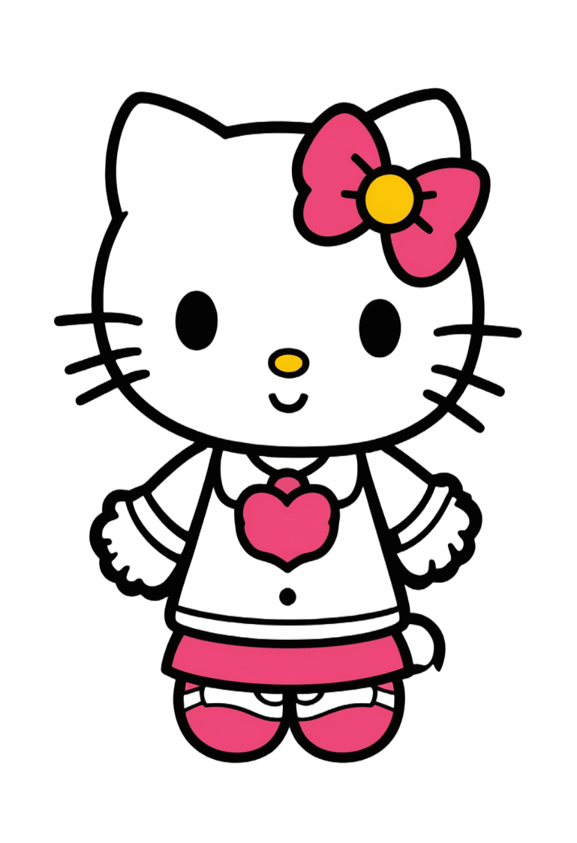 hello kitty,sanrio,cute cartoon character,cute!! chibi!!! catgirl,flash image,vinyl toy figurine