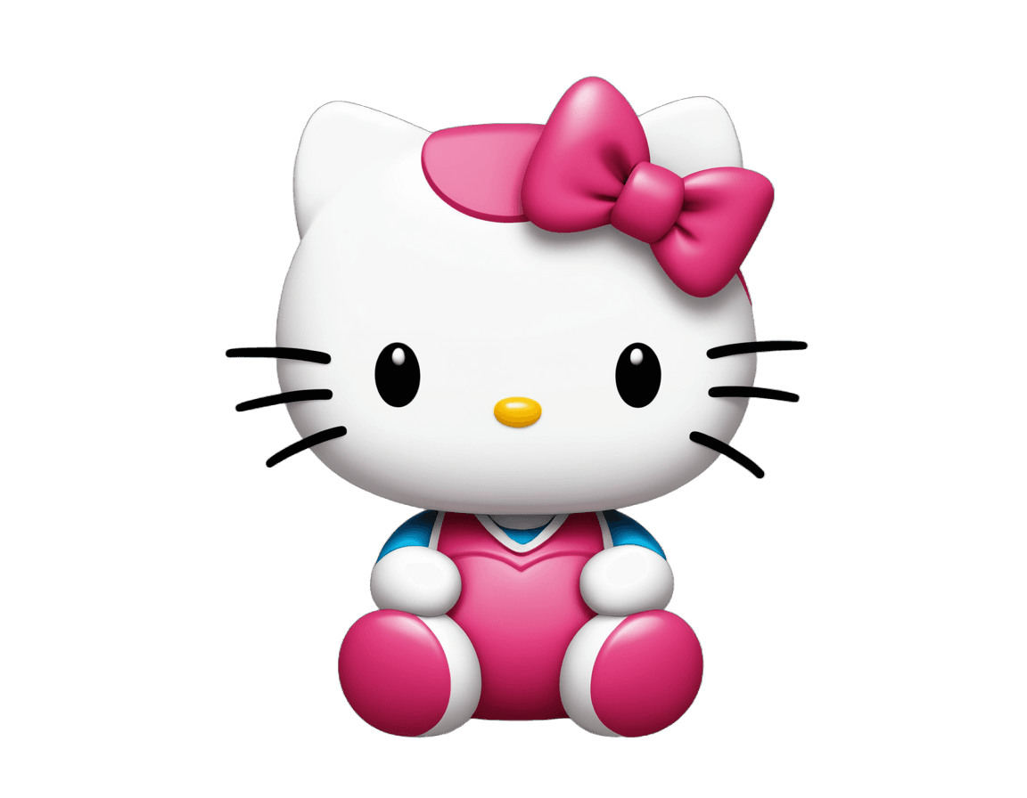 Hello Kitty，Hello Kitty 生日快乐 PNG，拟人化的母猫，小猫，可爱！C4D，三丽鸥