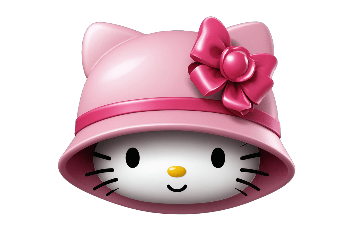 hello kitty, sombrero hello kitty png, gato hembra antropomórfico, con sombrero, gatito, sombrero pequeño