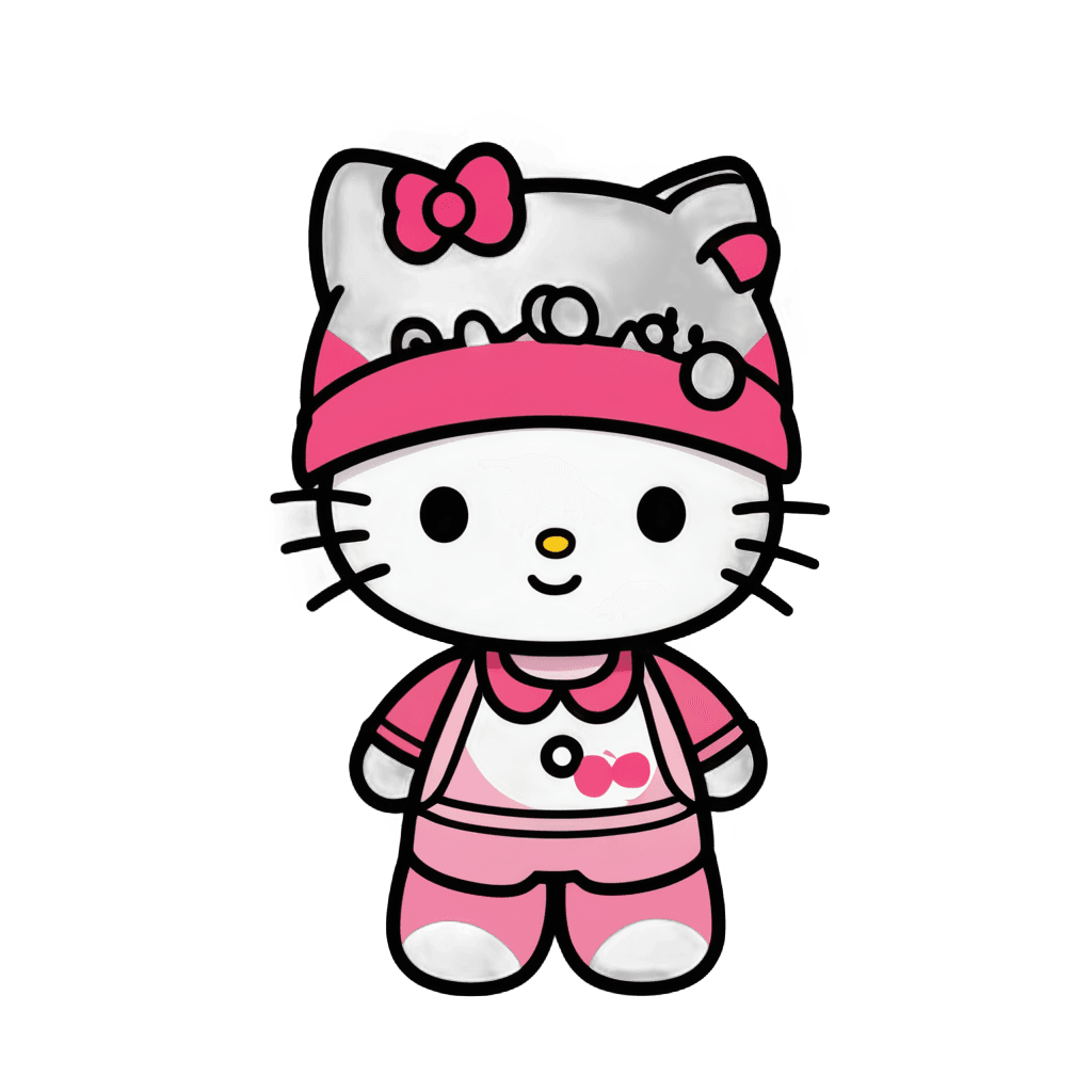 hello kitty,hello kitty jdm png,sanrio,skull cap,elokitty,my dress-up darling