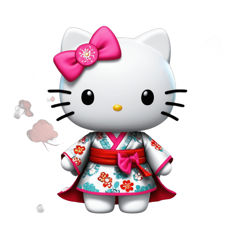 Hello Kitty,Hello Kikit PNG,Japonisme,Estilo japonés kawaii,Gato kawaii,Ropa tradicional de geisha