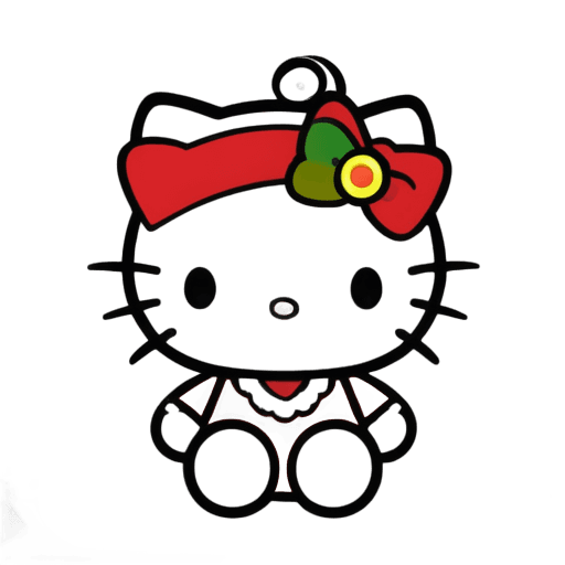 Hello Kitty,Hello Kitty Navidad PNG,Imagen Flash,Adornos Sanrio,Gatito,Lindo! C4D