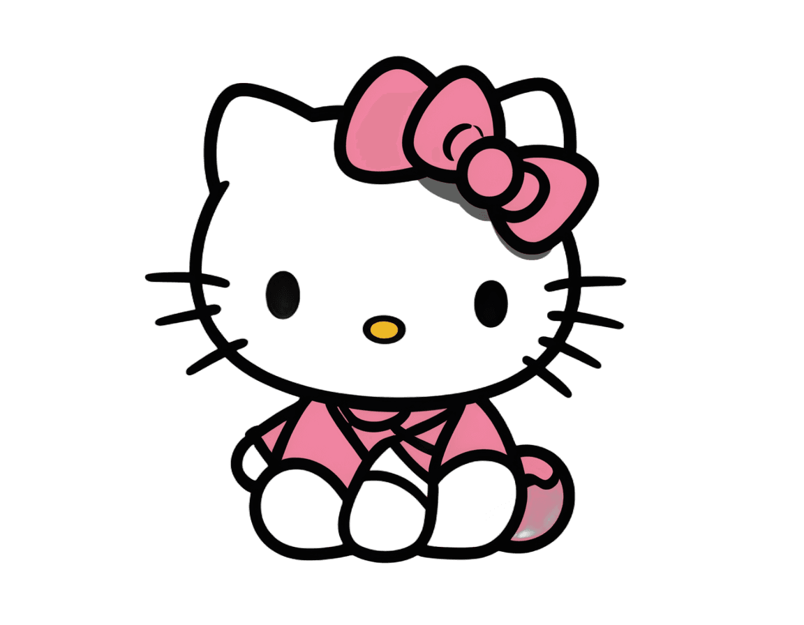 Hello Kitty, Sanrio, Gato Antropomórfico, Logotipo del tema del gato, Gato kawaii, Imagen flash