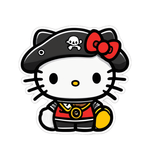 hello kitty,hello kitty pirata png,reina pirata,ropa pirata,pirata,pirata,un pirata