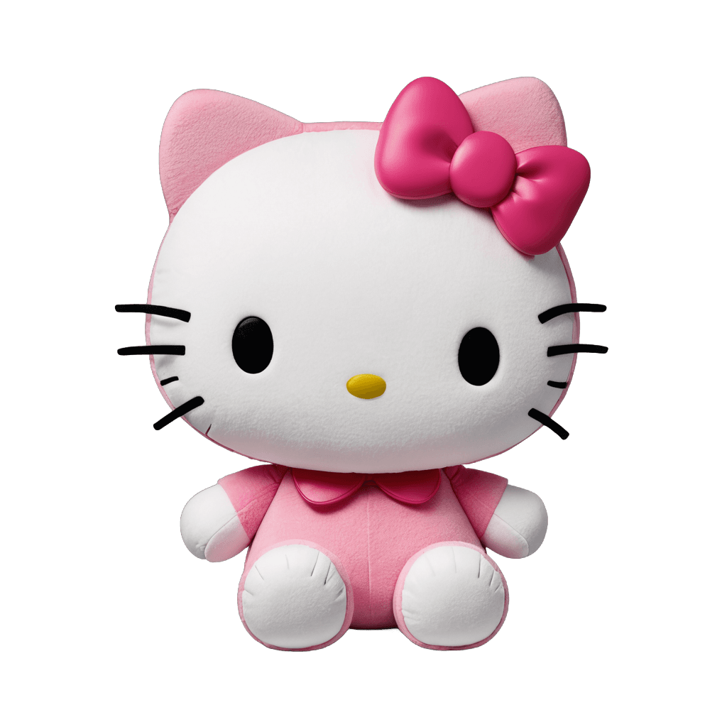 Hello Kitty，三丽鸥，毛绒吉祥物，小猫，毛绒玩具