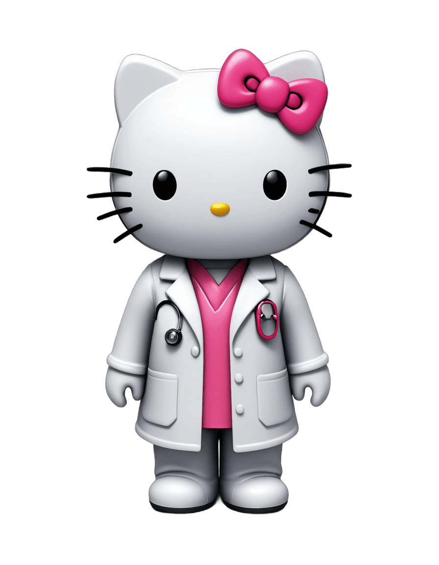 hello kitty,medical doctor,kitty,surgeon