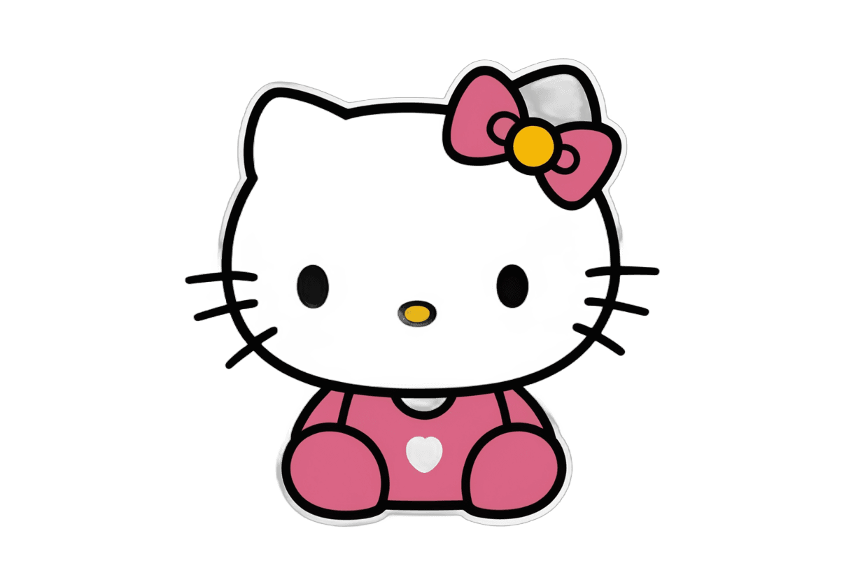 ¡Hola gatito, gatito, sanrio, icono de imágenes prediseñadas, lindo! Chibi!! catgirl, lindo personaje de dibujos animados