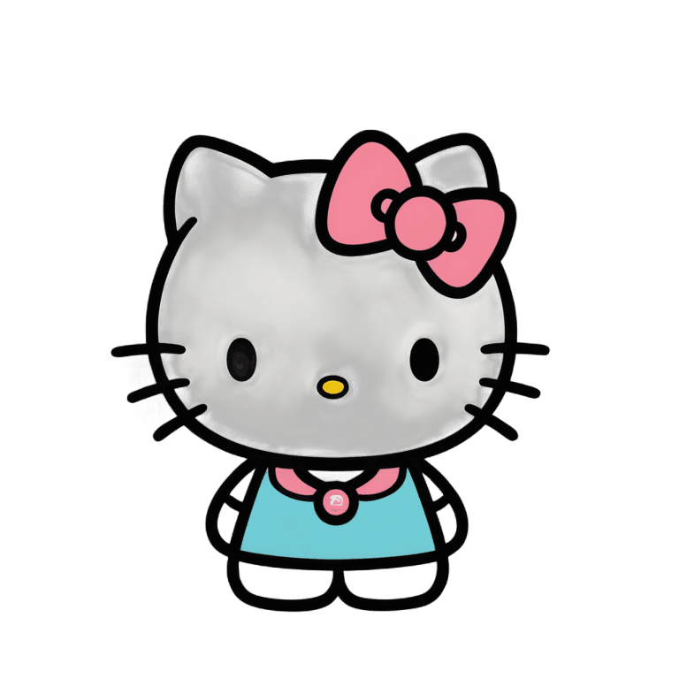 hello kitty,smokey chimney,smoky,charcoal smudges,very smoky