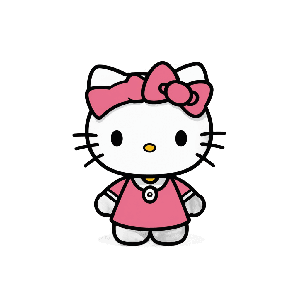 Hello Kitty, Hello Kitty png Gif, Sanrio, Elokitty, personaje icónico rosa, lindo caricaturesco