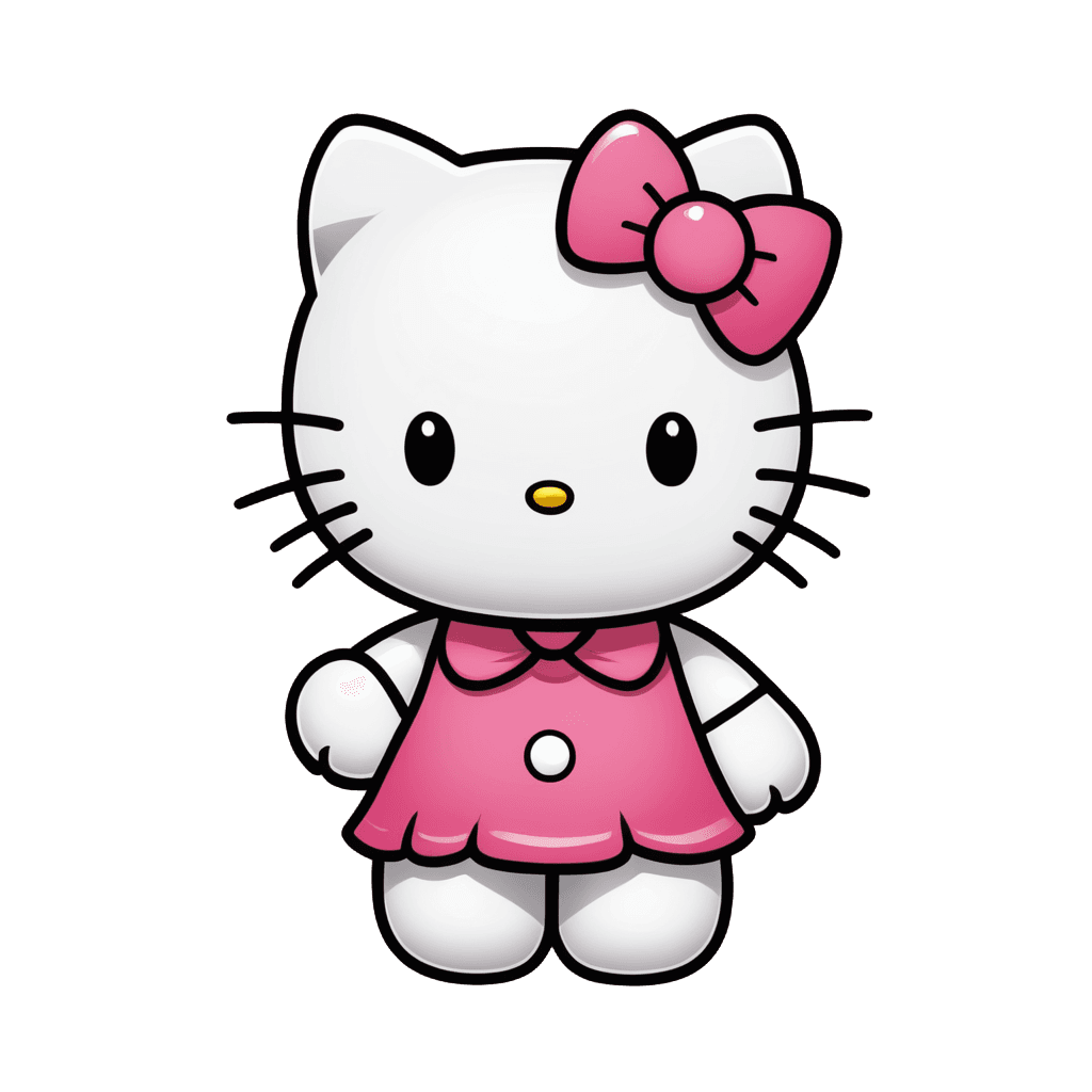 hello kitty,sanrio,cute humanoid robot,vinyl toy figurine,fully robotic!! cat,anthropomorphic character