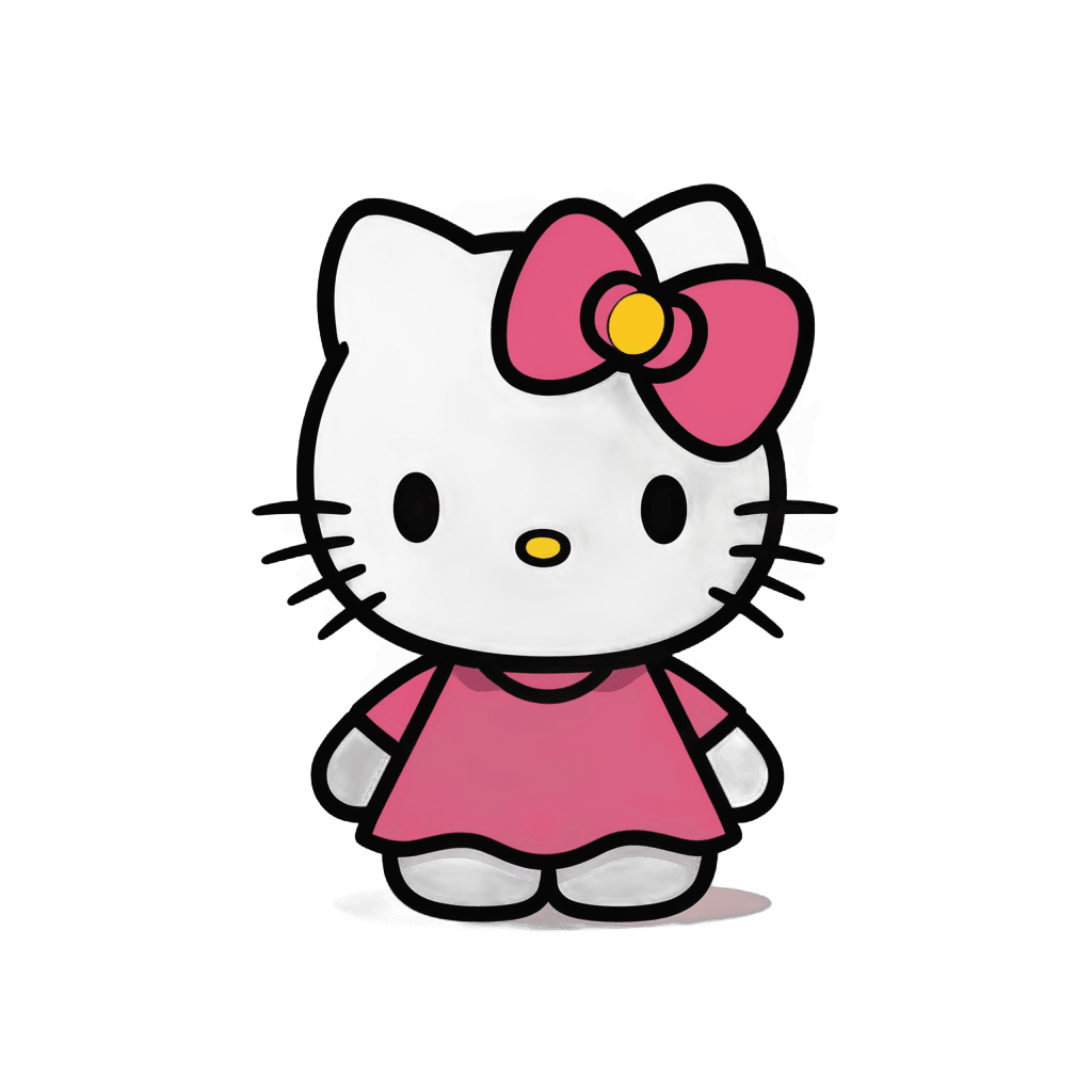 Hello Kitty,Hello Kitty PNG Fondo Transparente,Gatito,Gato Antropomórfico Hembra,Elokitty,Personaje del juego