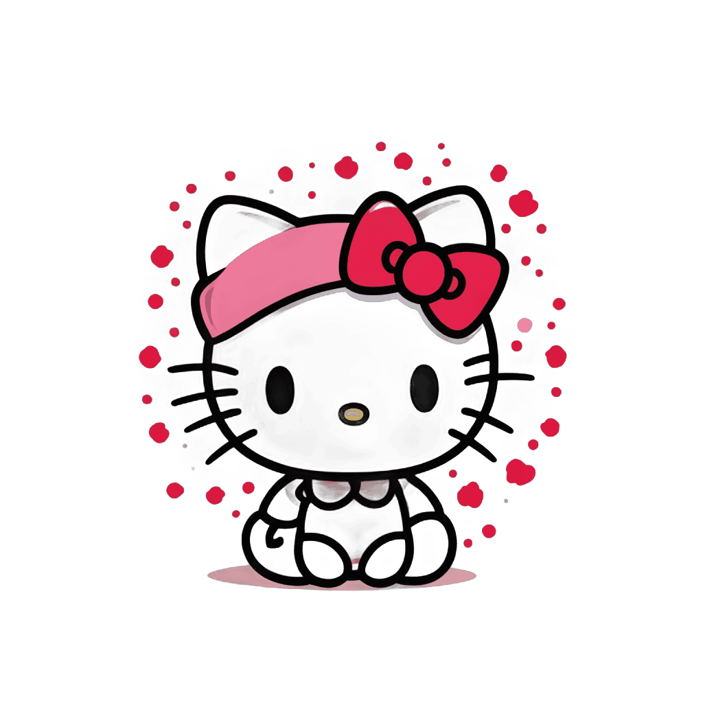 Hello Kitty,Hello Kitty PNG Vector Descarga Gratuita,Negro!!!! fondo, lindo! c4d,sanrio,fondo oscuro"