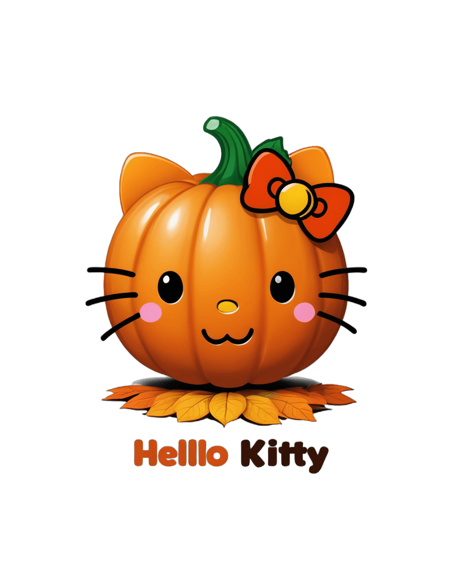 Hello Kitty,Hello Kitty Calabaza PNG,Gatito,Truco o trato,Sanrio,Hola