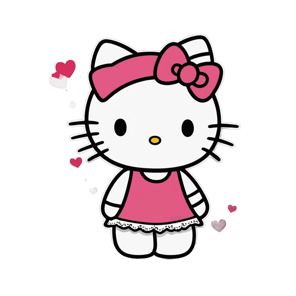 hello kitty,hello kitty scrapbook png,sanrio,cute cartoon character,anthropomorphic female cat,kawaii cat