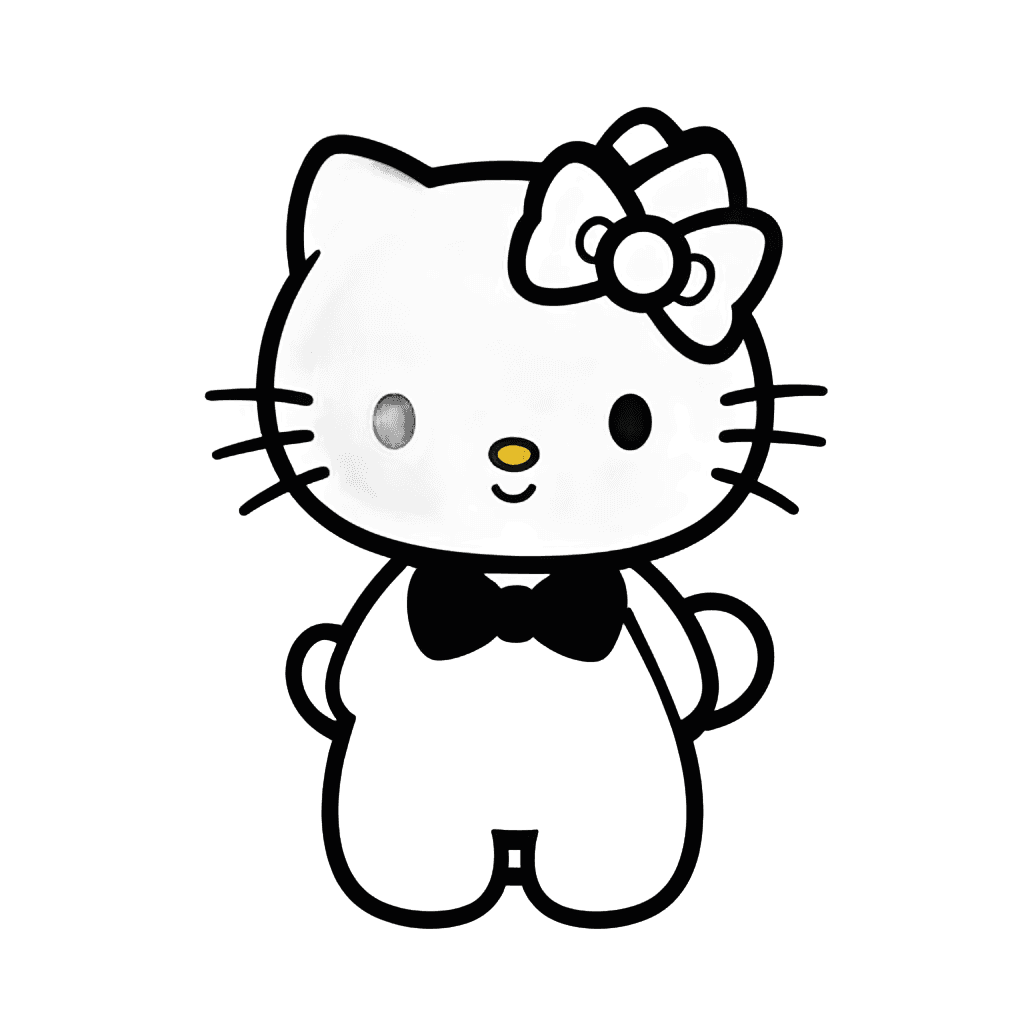 hello kitty,hello kitty silhouette png,vantablack chiaroscuro,vantablack,black paper,black cat