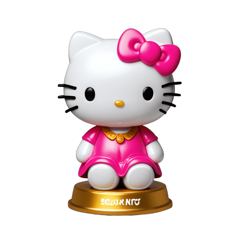 hello kitty,vinyl toy figurine,anthropomorphic female cat,cute toy,action figurine toy,collectible action figure