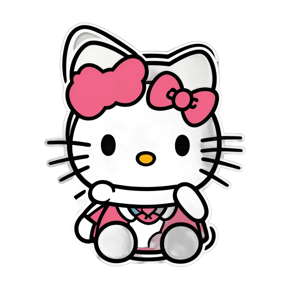 hello kitty,elokitty,cute! c4d,kitty,sanrio,black cat