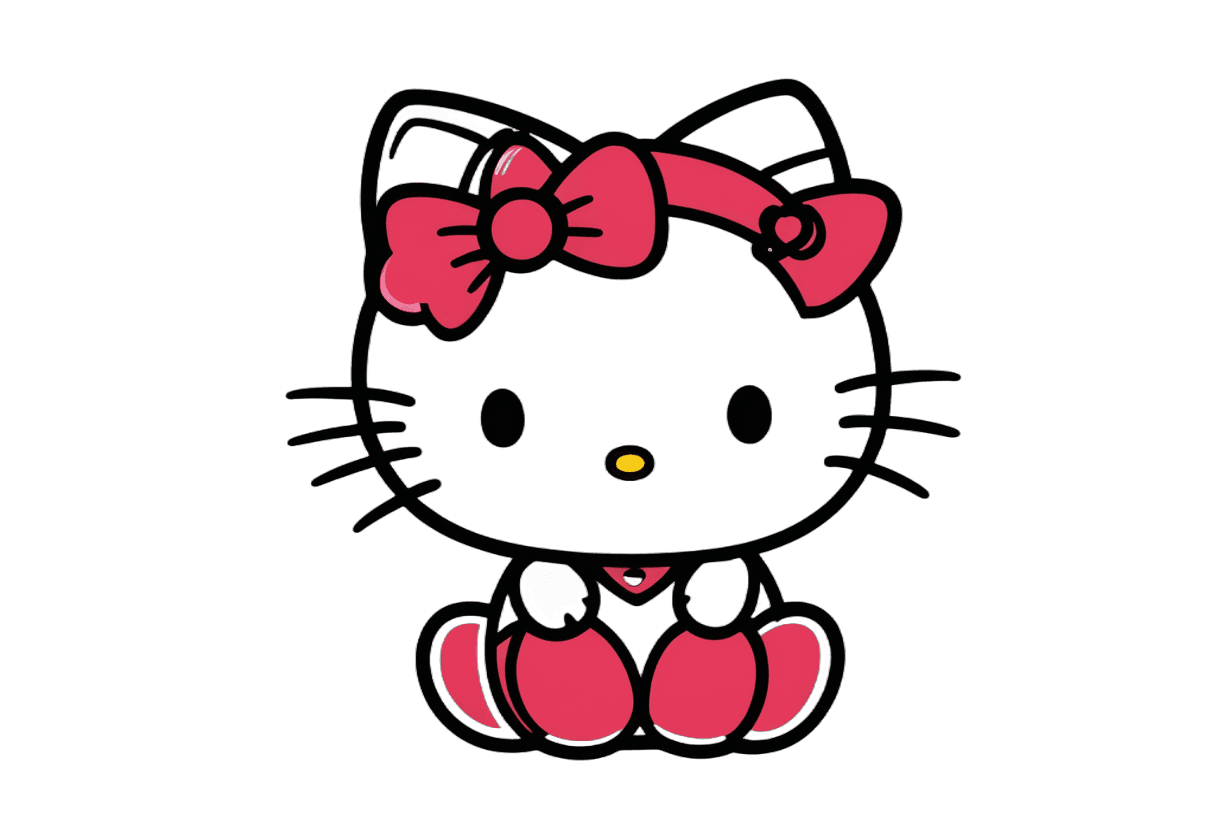 hello kitty,hello kitty tattoo png,kitty,sanrio,flash image,elokitty