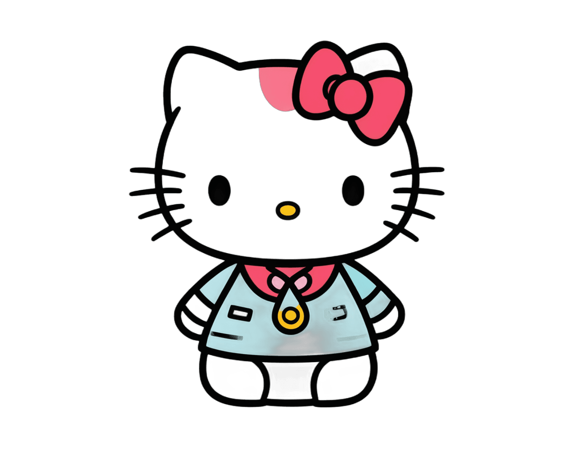 hello kitty,hello kitty tomotoru png,sanrio,nurse uniform,anthropomorphic female cat,vinyl toy figurine