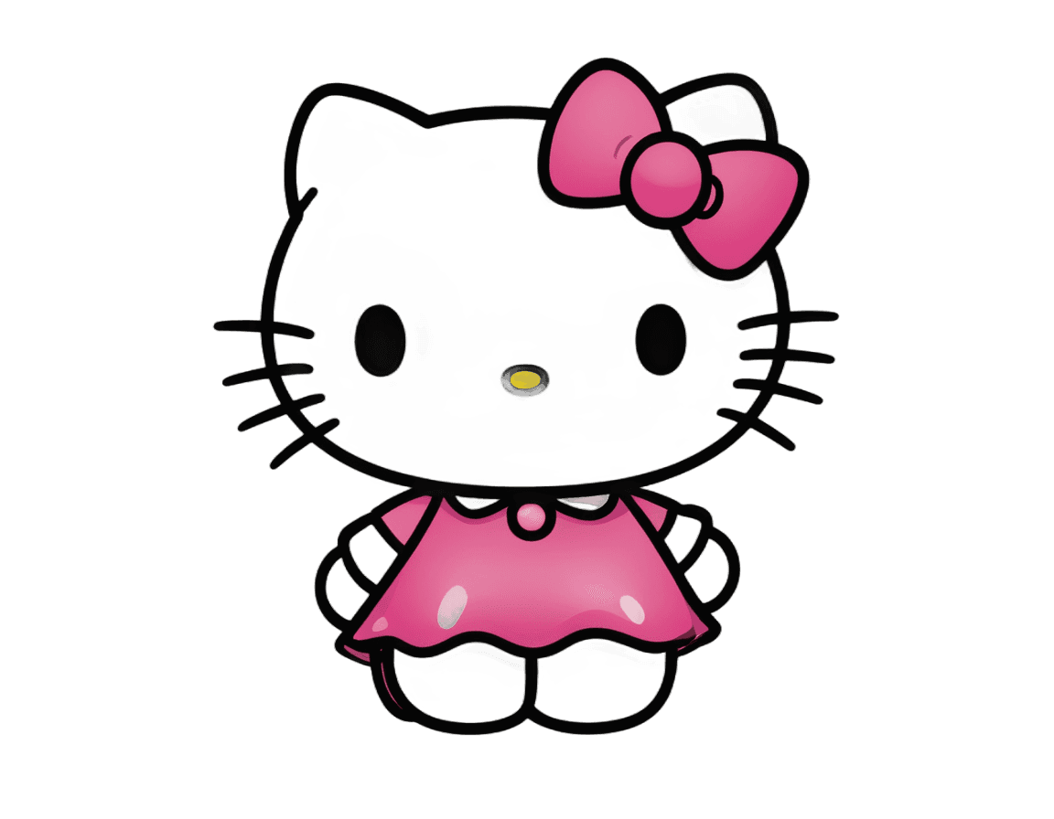 Hello Kitty, Hello Kitty Transparente PNG, Kitty, Elokitty, Lindo personaje de dibujos animados, ¡lindo! Chibi!! gatita