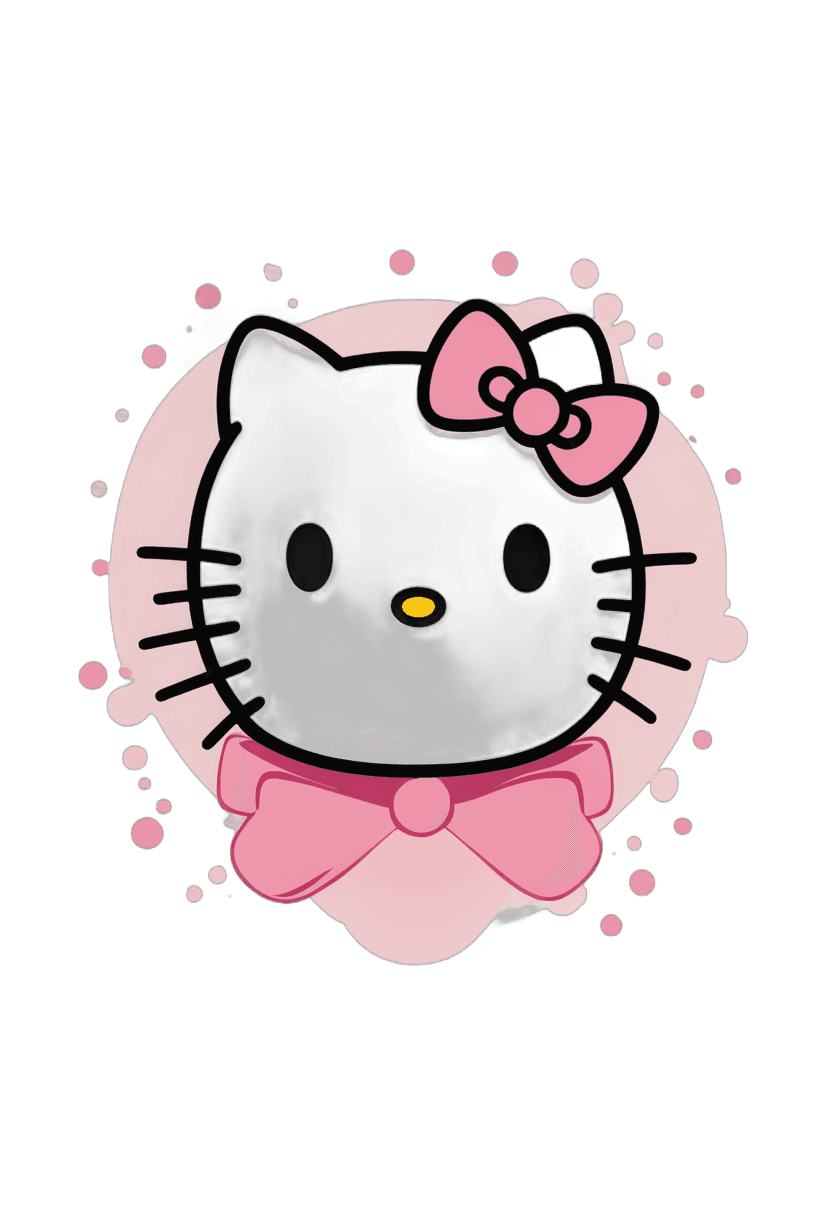 hello kitty,hello kitty whiskers png,coal dust,chiaoscuro,ghostly darkness,black halo