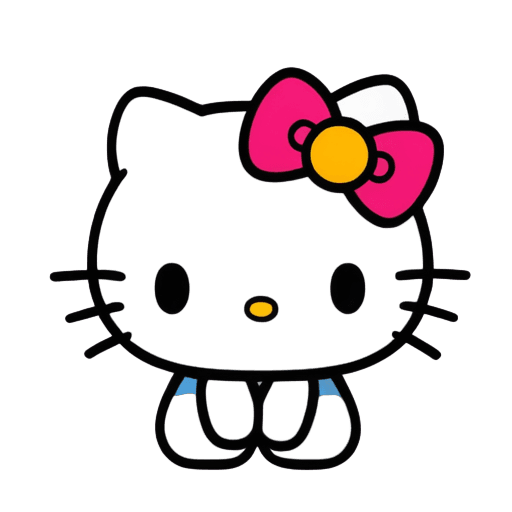 hello kitty,kitty,kawaii cat,flash image,cute! c4d,glowing-eyes-and-mouth