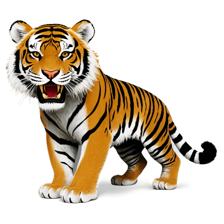 tigre, tiger_beast, un tigre, tigre antropomórfico, animal muy detallado, pintura de animales