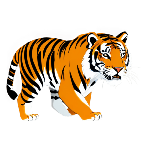 tiger,tiger_beast,anthropomorphic tiger,squirrel/tiger,app icon,sacred tiger