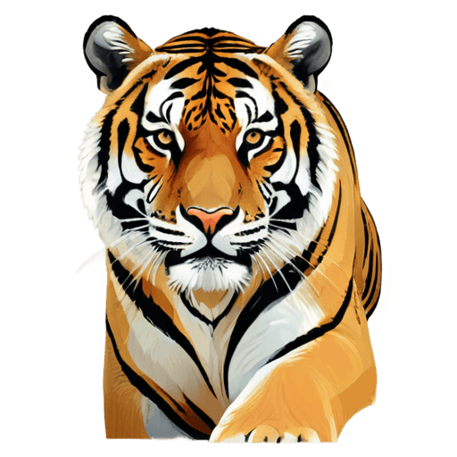 tiger,king tiger png,half tiger,tiger head,tiger skin,animal painting