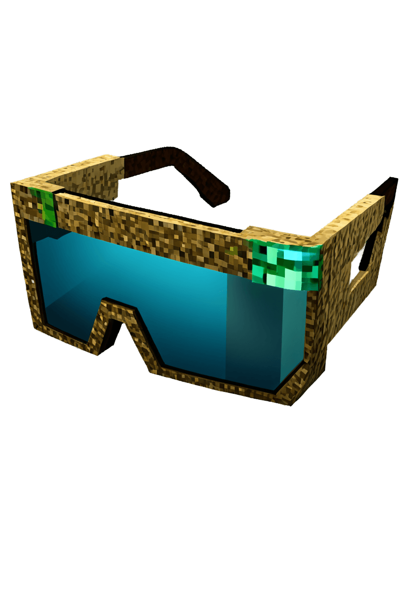 gafas de sol, gafas de sol de escudo, gafas de sol frescas, gafas de sol de combate, gafas de sol tecnológicas, piel de minecraft