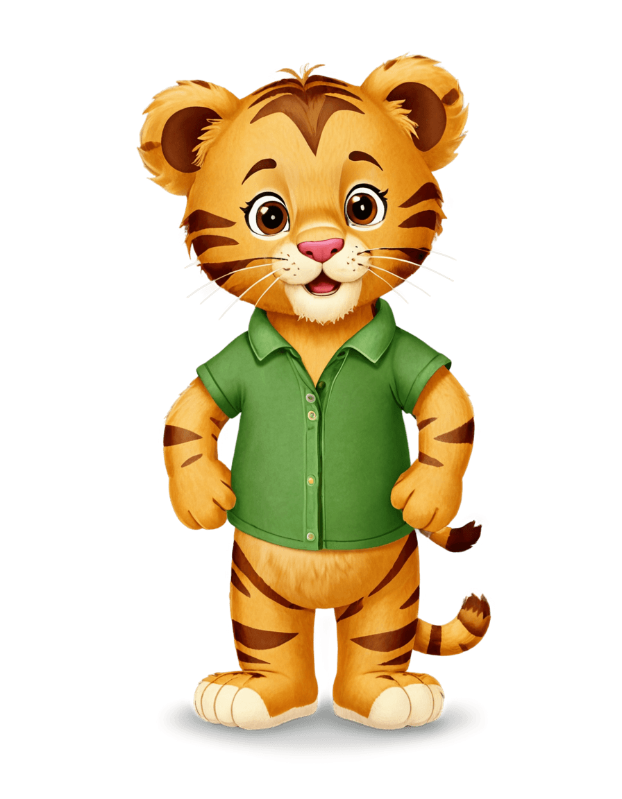 tiger,((tiger)),3 d cartoon,cute cartoon character,cory behance hd,anorld render