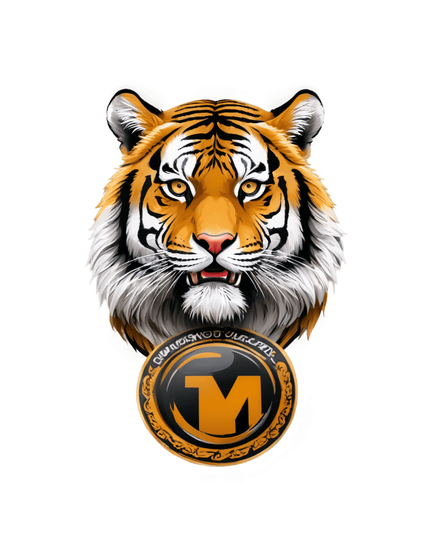 tigre, m, piel de tigre, tigre sagrado, cabeza de tigre, medibang