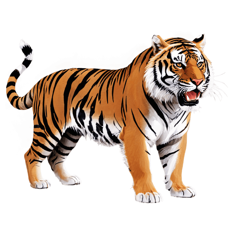 tigre, tigre muscular png, tiger_beast, tigre antropomórfico, pintura de animales, animal muy detallado