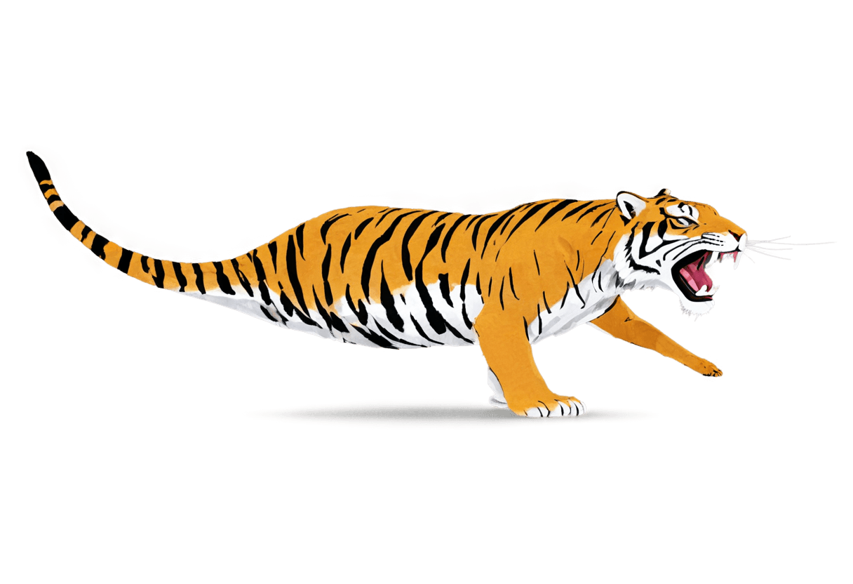 tiger,p40 tiger graphics png transparent background,tigers,maya render,digitial illustration,half tiger