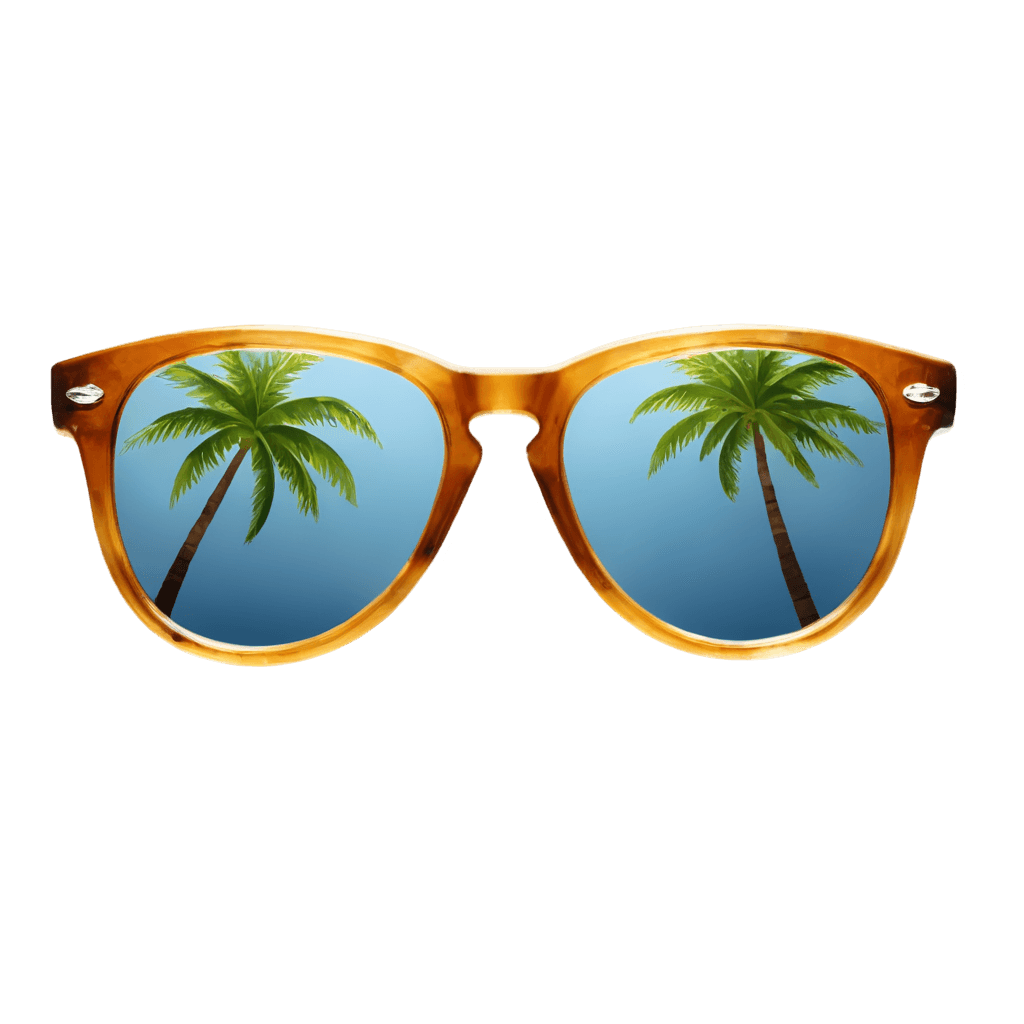 gafas de sol, icono de la aplicación, icono de la aplicación de citas, fondo de día soleado, behance. pulido, icono de contraste