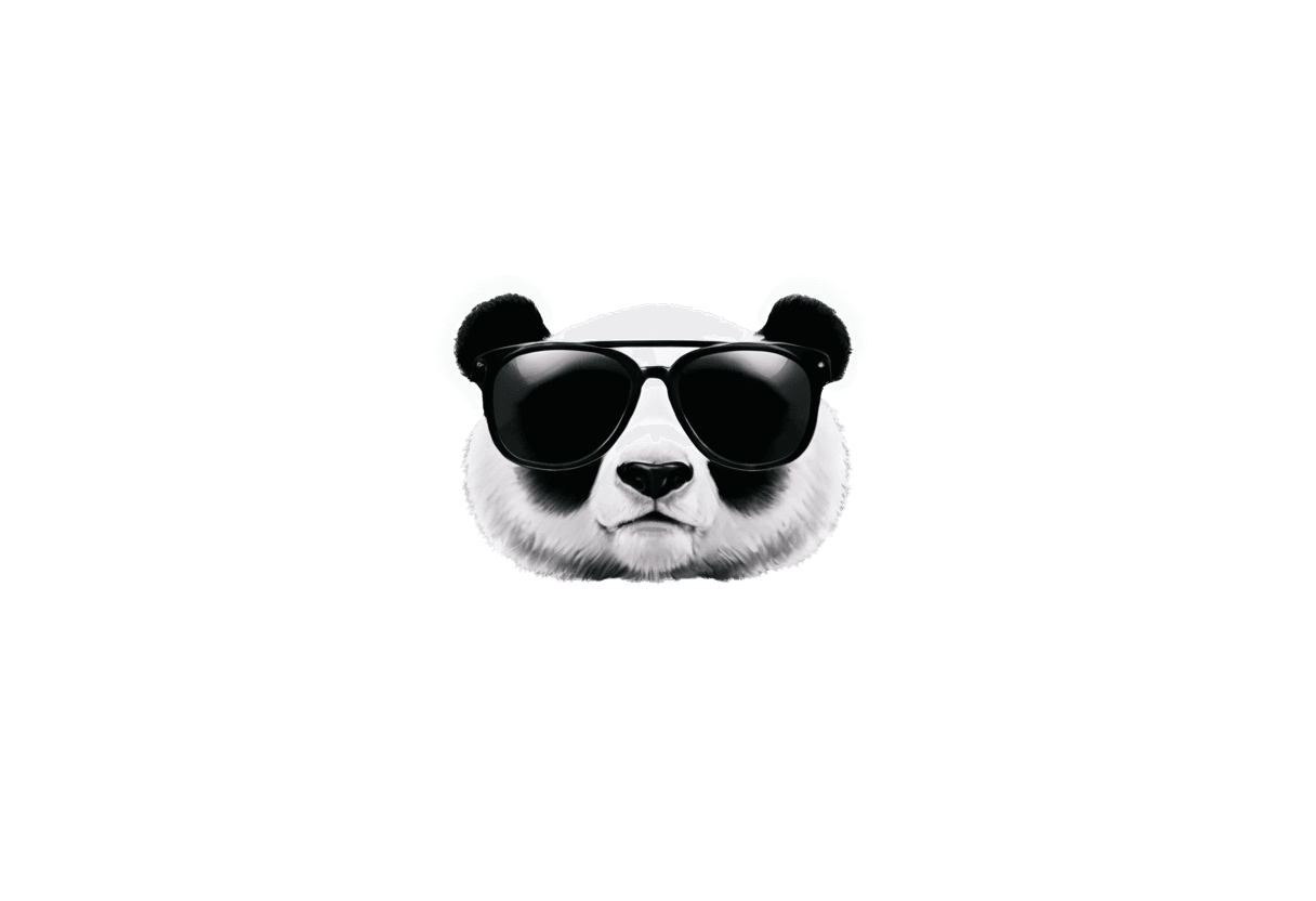 gafas de sol, gafas de sol panda, panda panda, panda lindo, pixelsquid, lindo! C4D