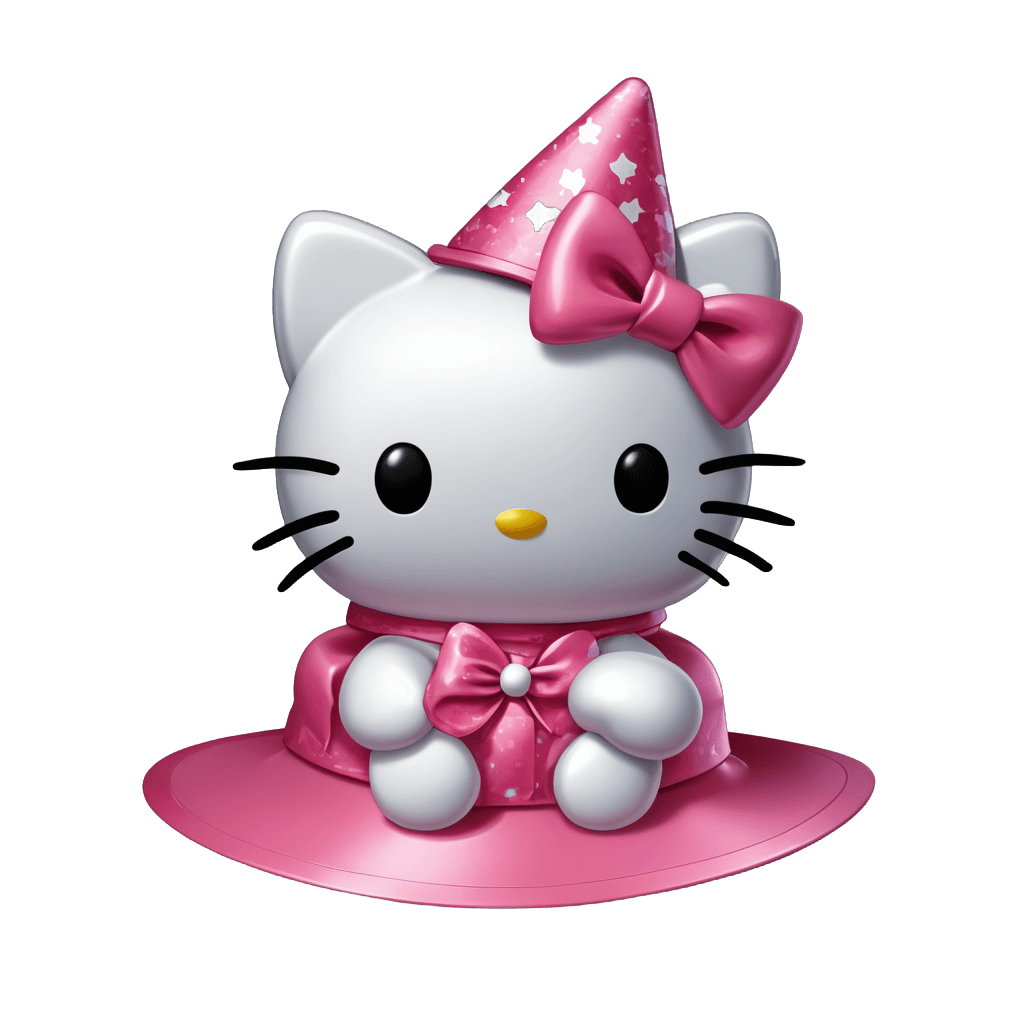 hello kitty,party hat png hello kitty,kitty,birthday,happy birthday,birthday cake