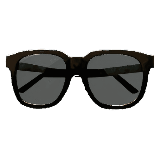 sunglasses,soft image shading,black square glasses,cool sunglasses,seperated game asset,television sunglasses