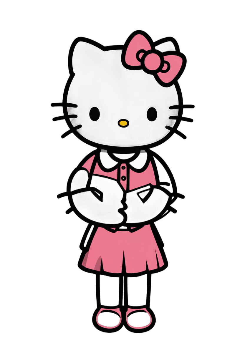 Hola gatito,png Hello Kitty Teacher,Gato antropomórfico,Una linda araña,Abeja maya,Gatito