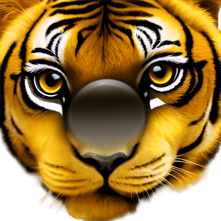 tiger,anthropomorphic tiger,animal nose,tiger head,app icon,game icon