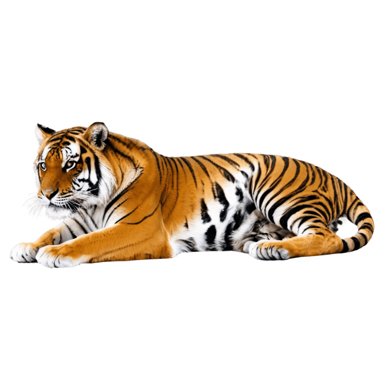 tigre,imagen png de tigre acostado,((tigre)),tiger_beast,piel de tigre,pintura de animales