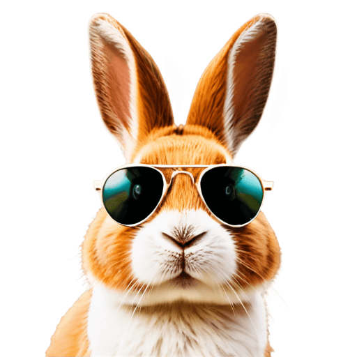 sunglasses,with mirrorshades sunglasses,rabbt_character,xray hd