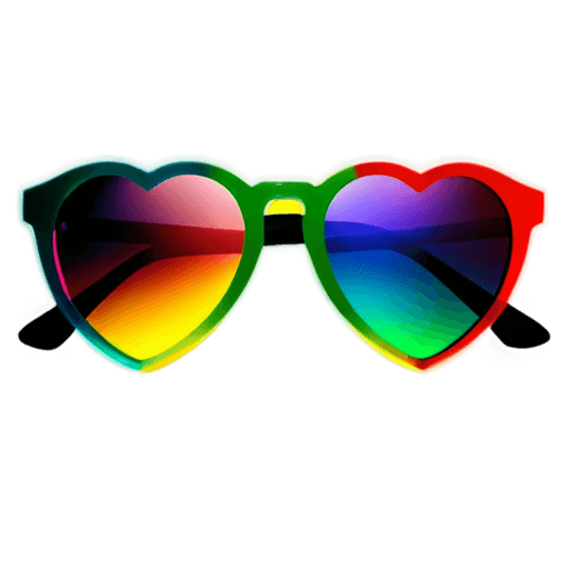 sunglasses,funny sunglasses,neon lens flare,colorful refractive adornments,contrast icon,lensflares